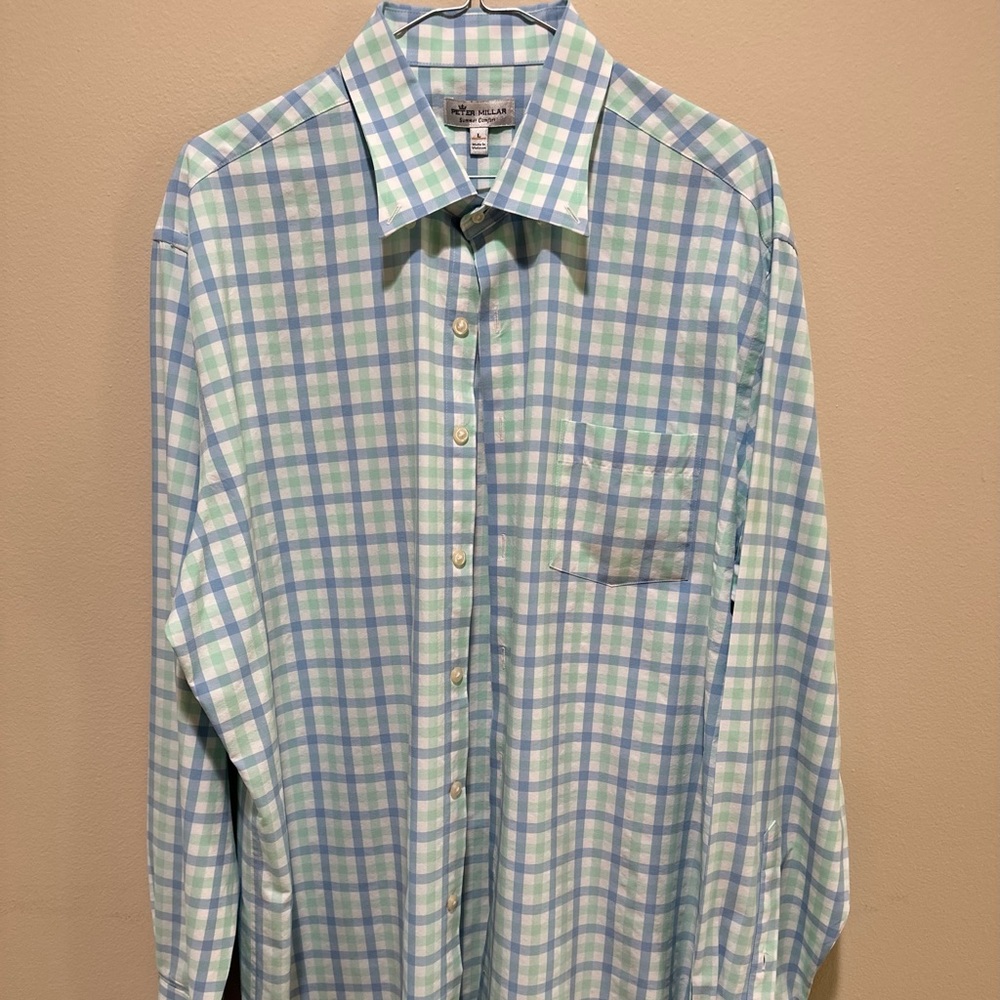 EUC Peter Millar Summer Comfort Button Down